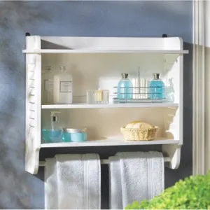 Nantucket Bathroom Wall Shelf Free Shipping