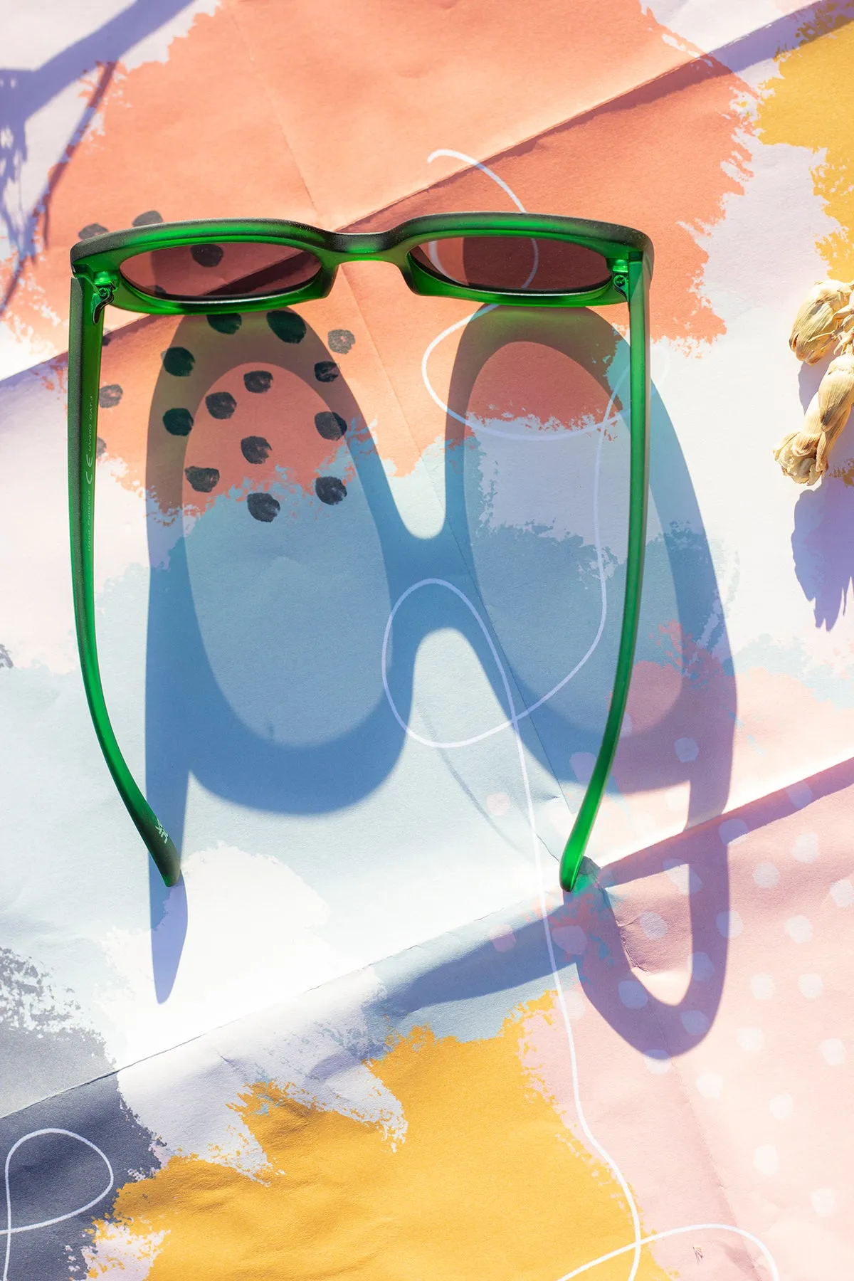 Narrow Oval Chunky Sunglasses