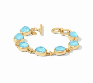 Nassau Demi Stone Bracelet - Iridescent Capri Blue