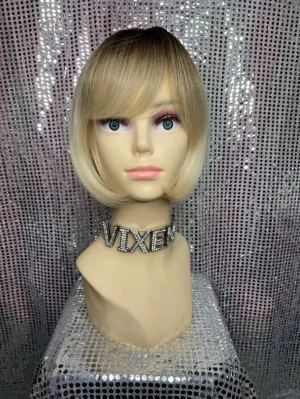 Natural Colour Straight Bob w/ Fringe