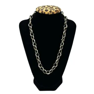 NECKLACE Heavy Linked Sterling Silver