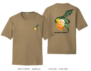 NETWORK ENTERPRISE TECHNOLOGY COMMAND EUROPE FUNDRAISING COLLECTION Hi-Tech Performance Unisex SS Tee - kpBKua