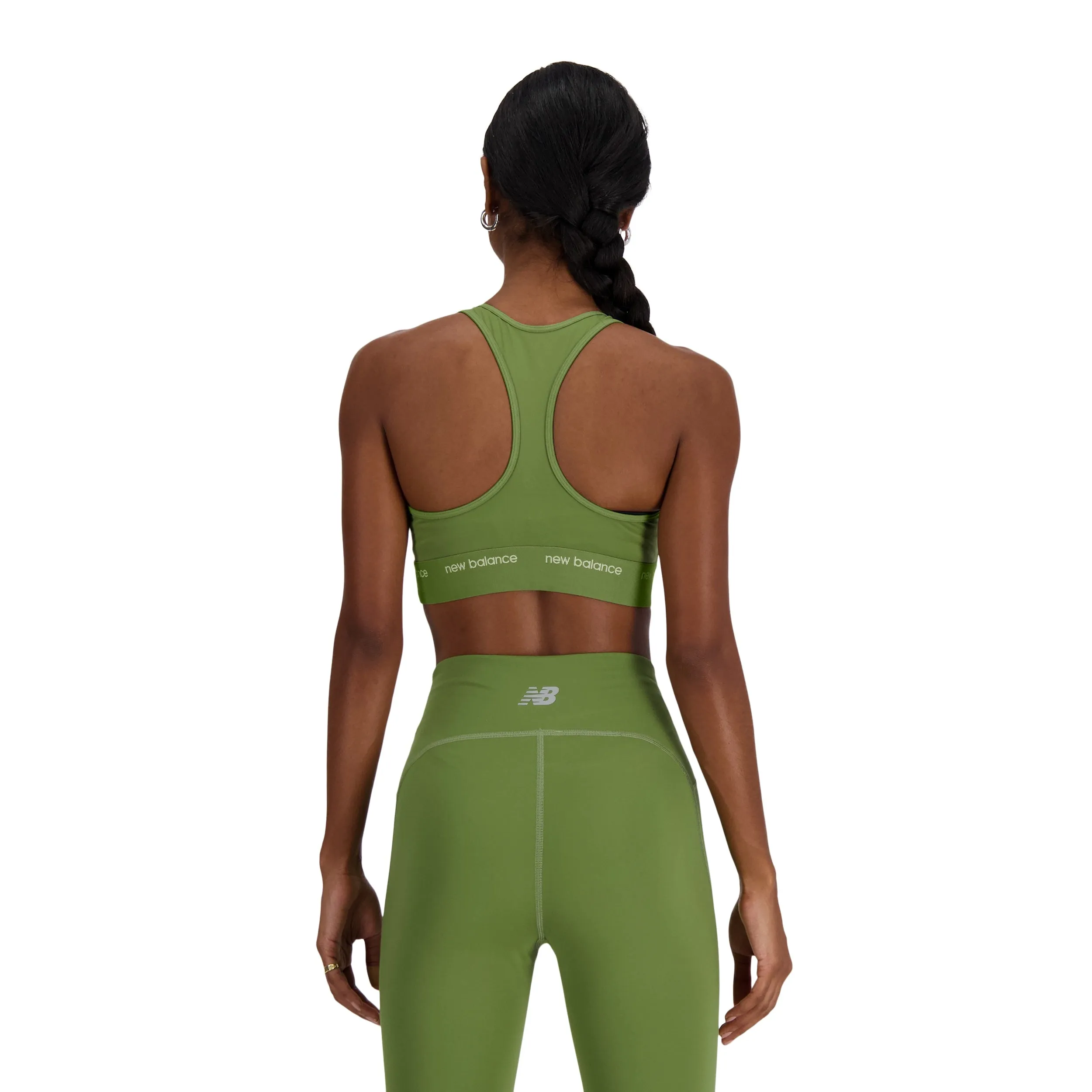 NEW BALANCE SLEEK MEDIUM SUPPORT SPORTS BRA - FEMME