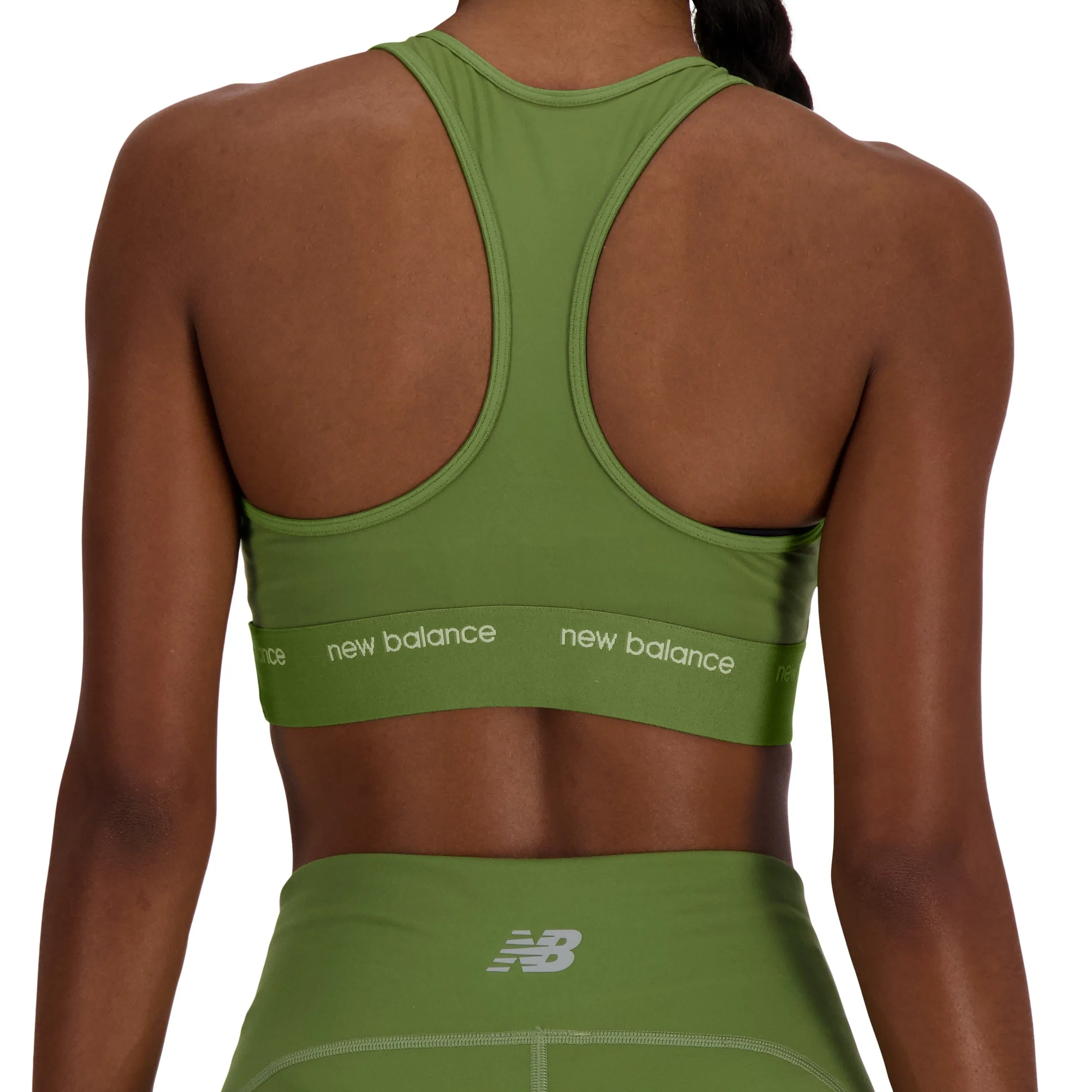 NEW BALANCE SLEEK MEDIUM SUPPORT SPORTS BRA - FEMME