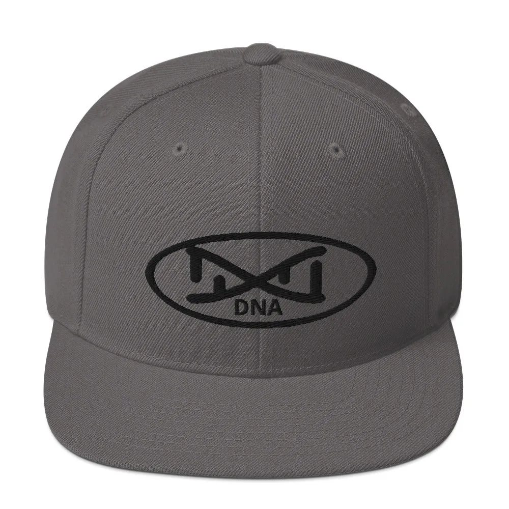 New DNA Brand Black Snapback Hat