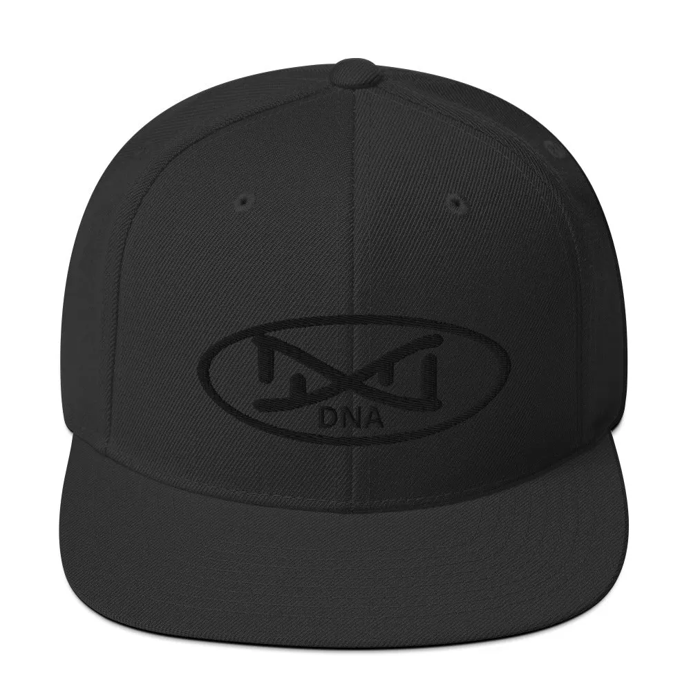 New DNA Brand Black Snapback Hat
