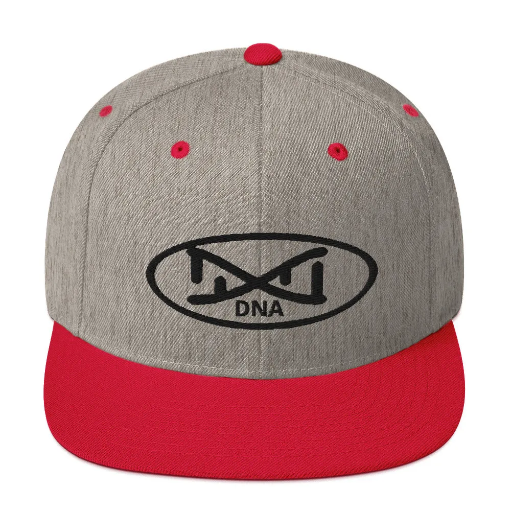 New DNA Brand Black Snapback Hat