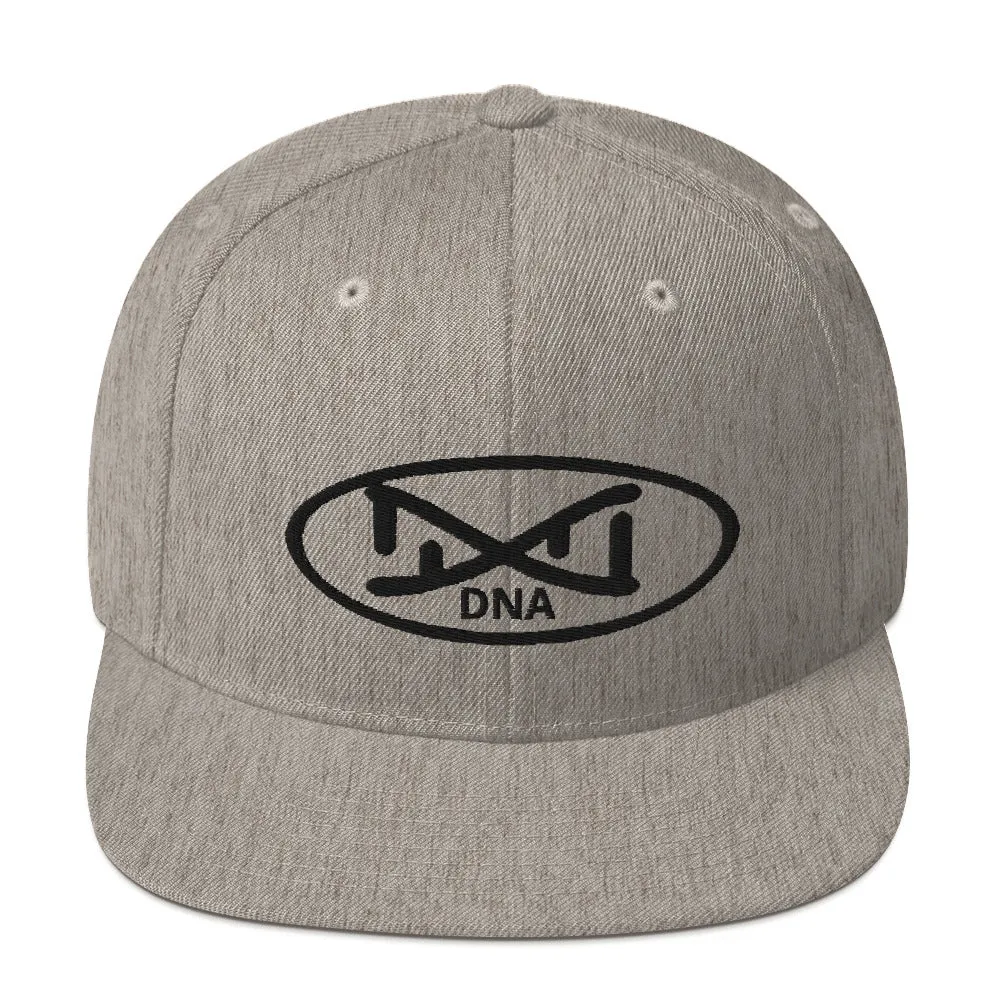 New DNA Brand Black Snapback Hat