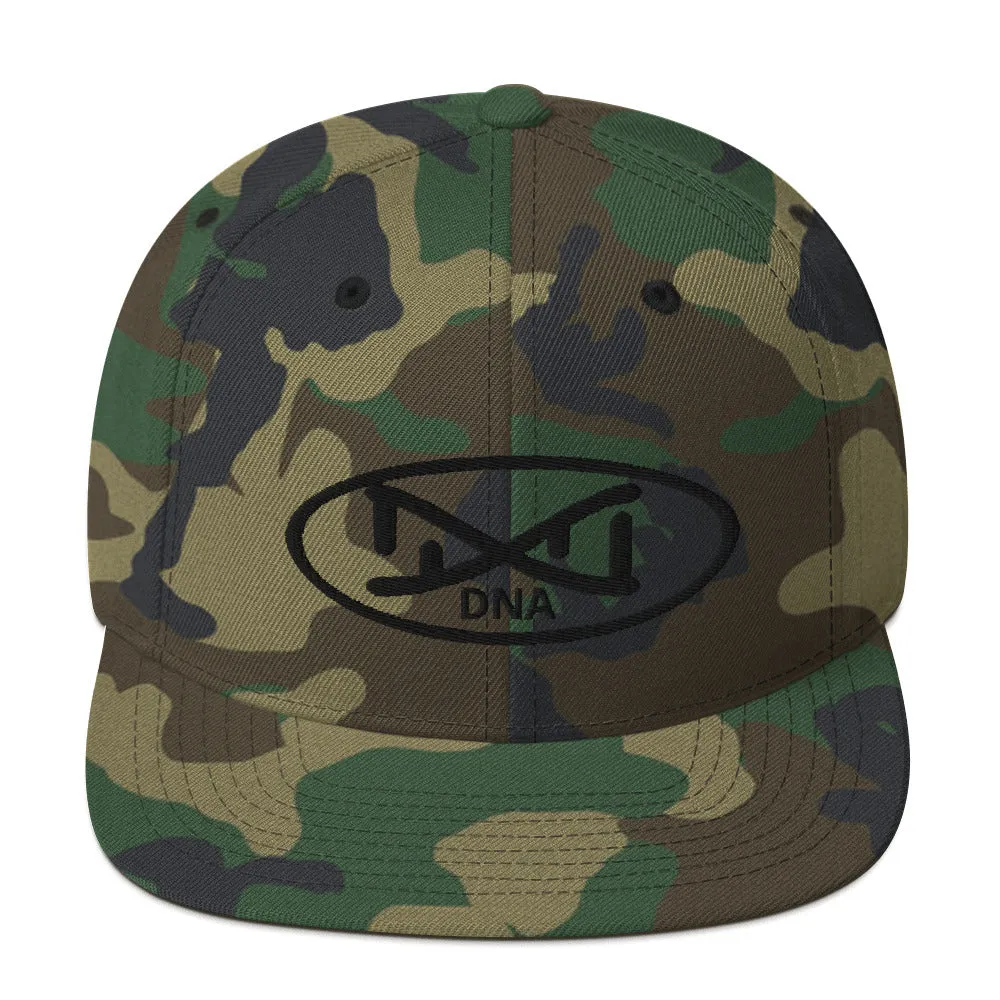 New DNA Brand Black Snapback Hat