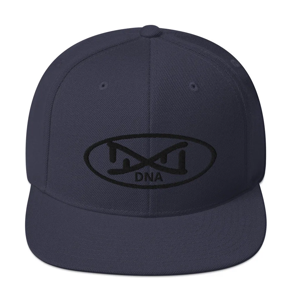 New DNA Brand Black Snapback Hat