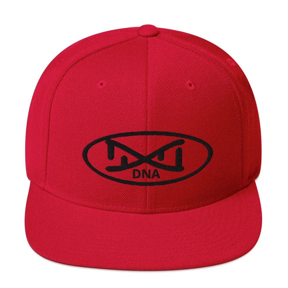 New DNA Brand Black Snapback Hat
