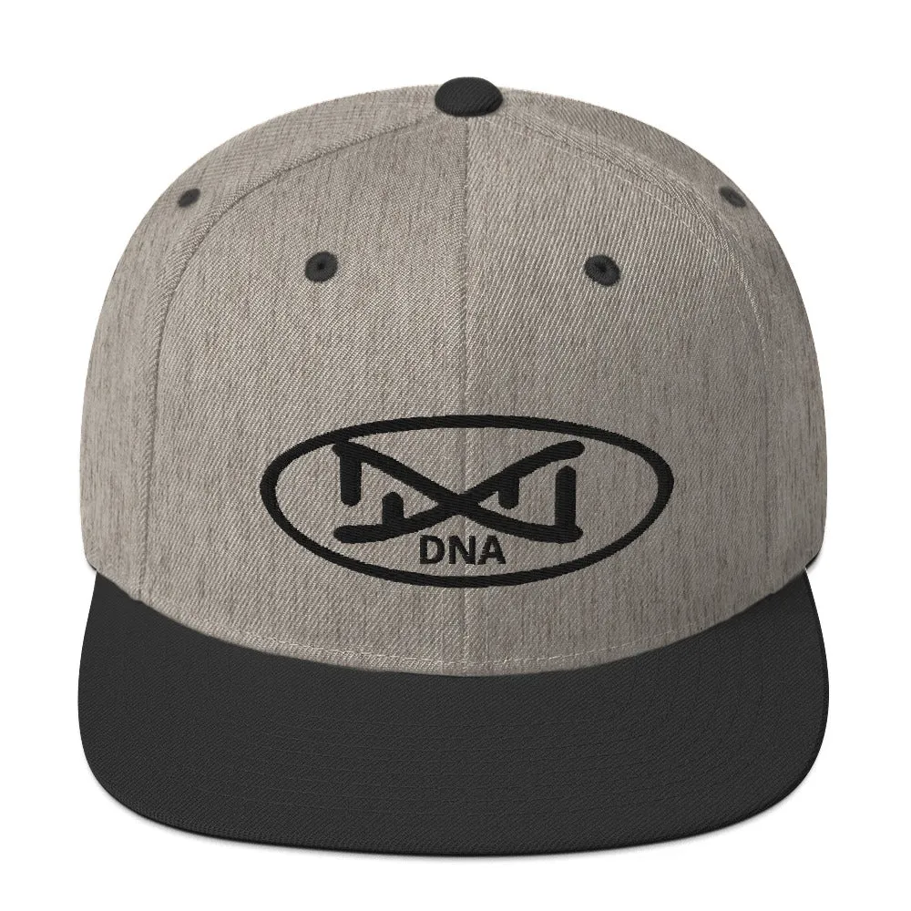 New DNA Brand Black Snapback Hat