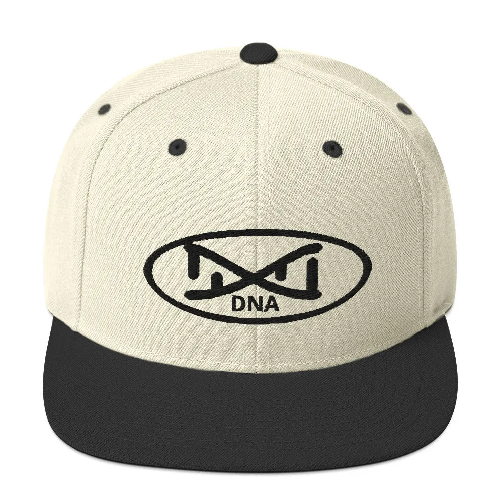 New DNA Brand Black Snapback Hat