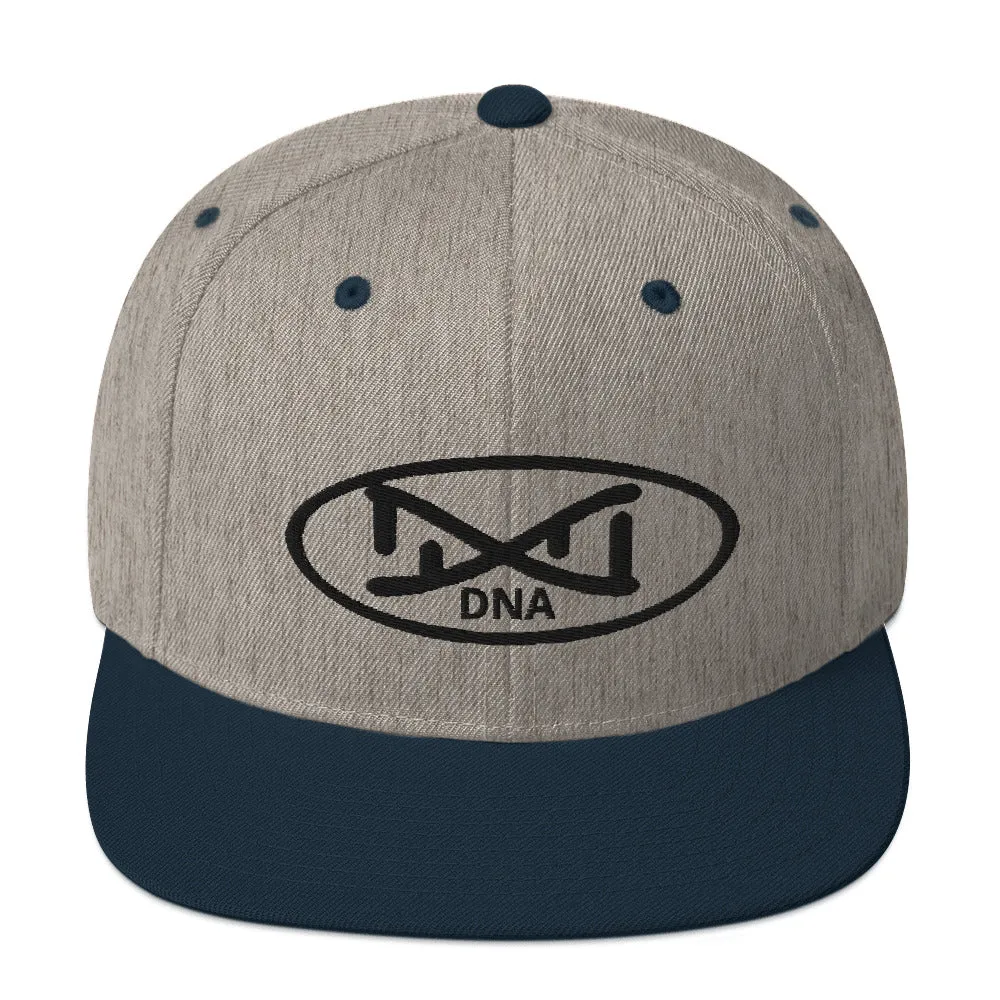 New DNA Brand Black Snapback Hat