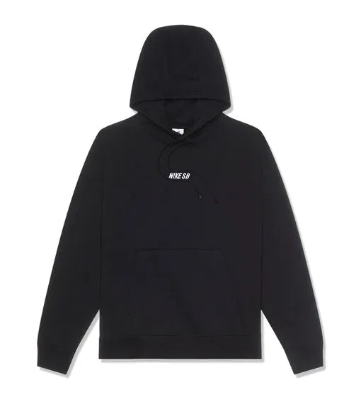 Nike SB Fleece Pullover Hoodie - Black/White