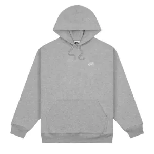 Nike SB Hoodie Essential Logo Dark Grey Heather/White