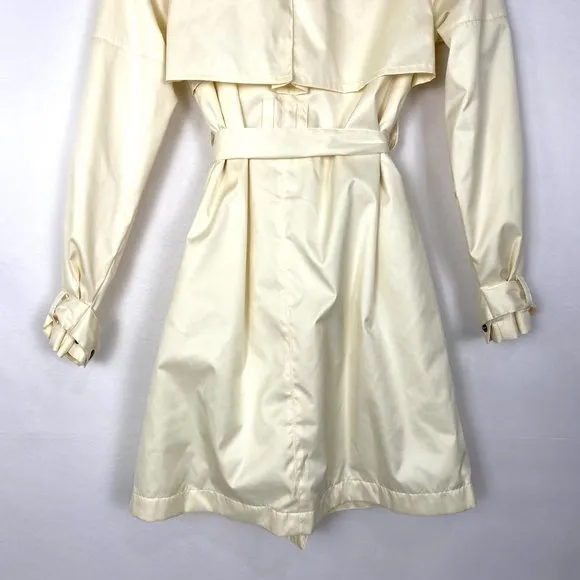 Nike Sportswear Windrunner Trench Coat Parka Rain Jacket Off White XS