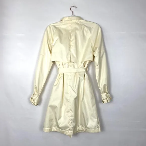 Nike Sportswear Windrunner Trench Coat Parka Rain Jacket Off White XS