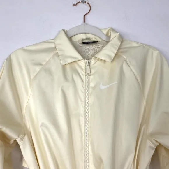 Nike Sportswear Windrunner Trench Coat Parka Rain Jacket Off White XS