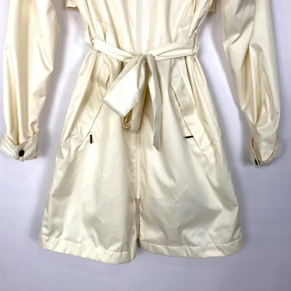 Nike Sportswear Windrunner Trench Coat Parka Rain Jacket Off White XS