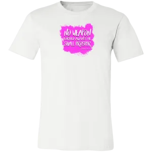 No Weapon Formed Against Me Shall Prosper Ladies Tee Shirt