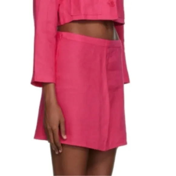 NWT Reformation Elton Linen Skirt
