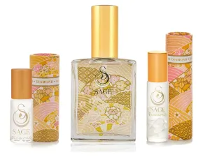 OBSESSION ~ DIAMOND Gemstone Perfume Oil Concentrate Roll-Ons and Eau de Toilette Gift Set by Sage
