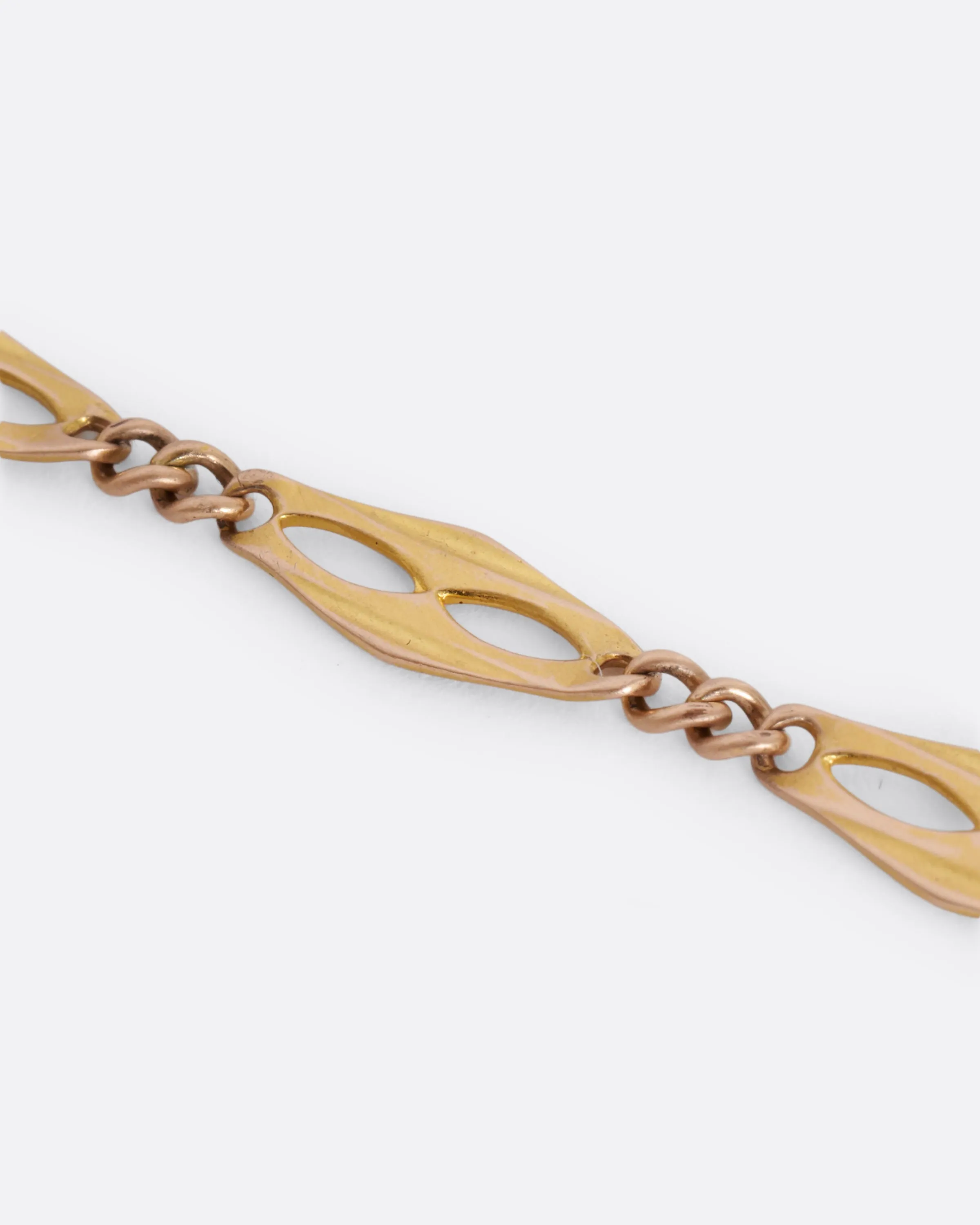 Open Linked Watch Chain Necklace