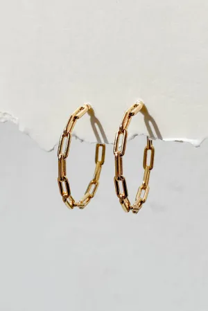 Oval Link Hoops