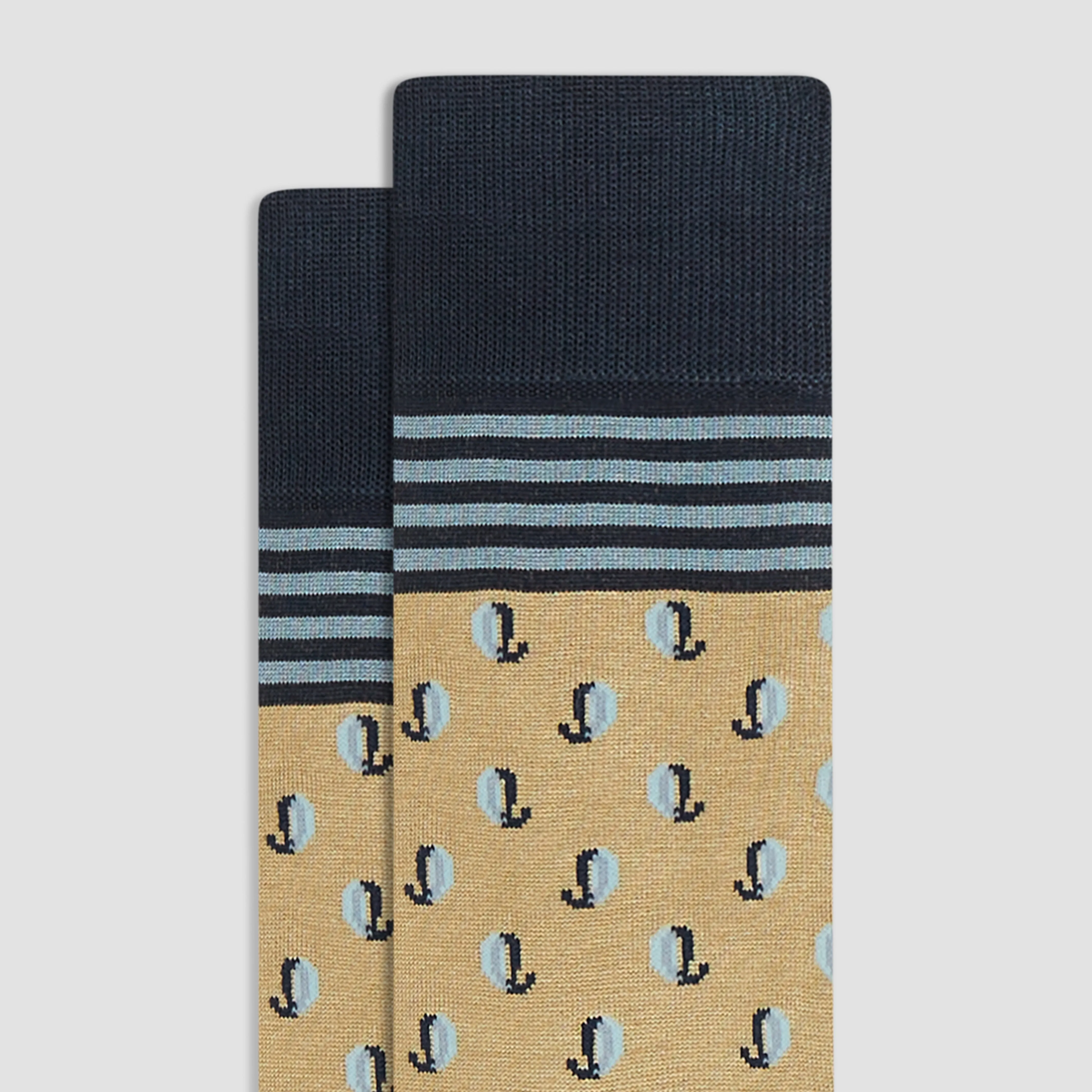 Paisley Mid-Calf Socks