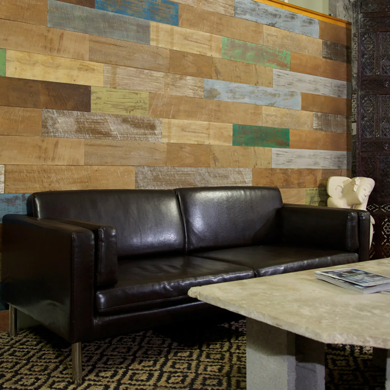 PAPAN PLANK NATURAL/PAINTED MIX, INDO-WOOD