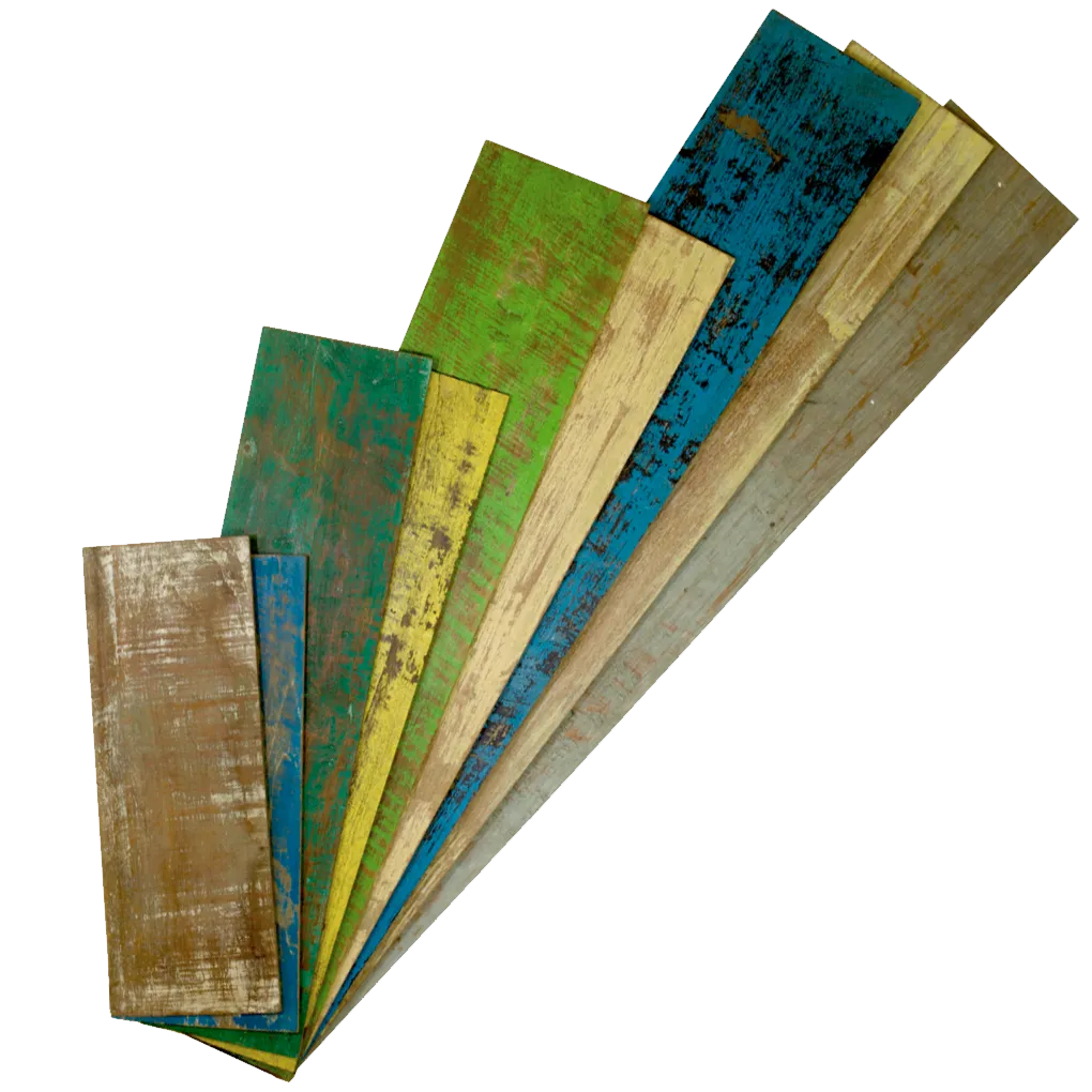 PAPAN PLANK NATURAL/PAINTED MIX, INDO-WOOD
