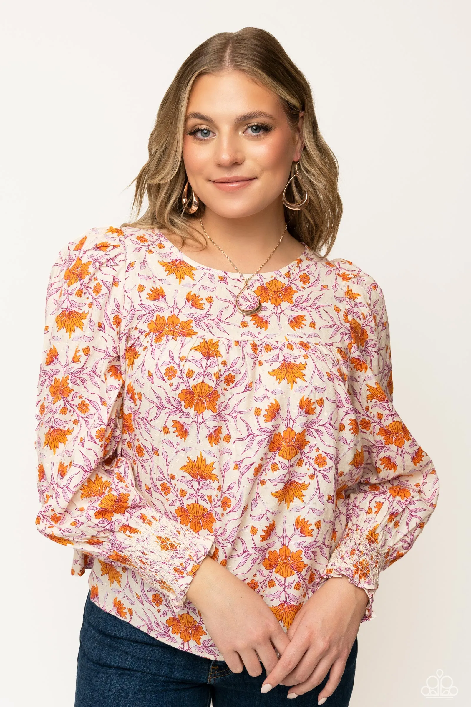 Paparazzi Subtle Solstice - Rose Gold Earrings