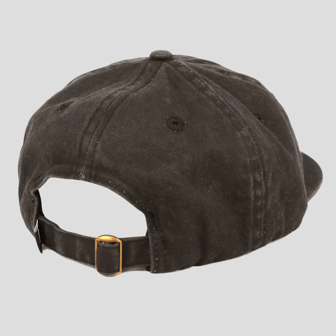 Pass~Port Arched 6 Panel Cap - Black