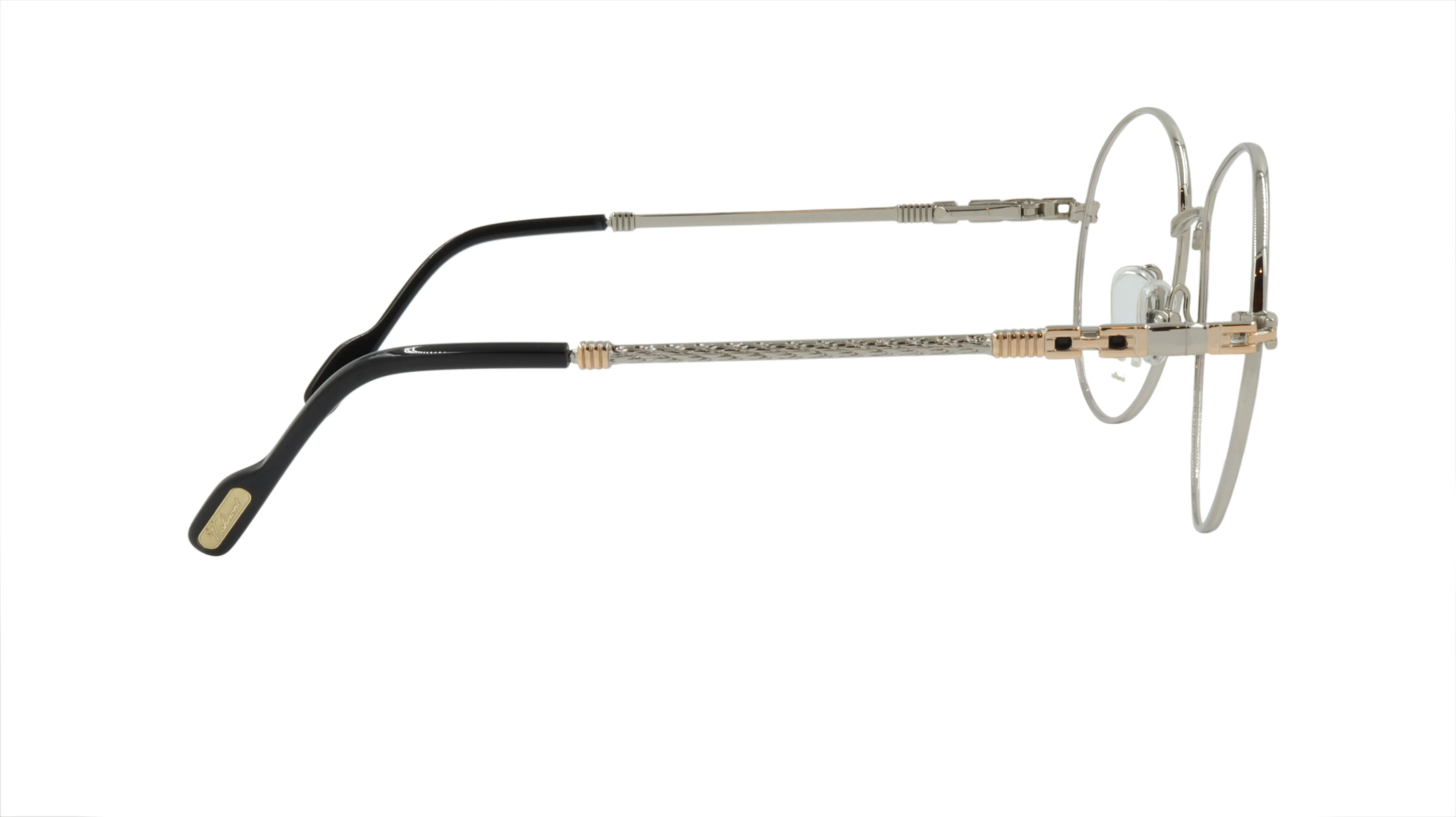 Paul Vosheront Rounded Silver Acetate Optical Frame PV383 C2