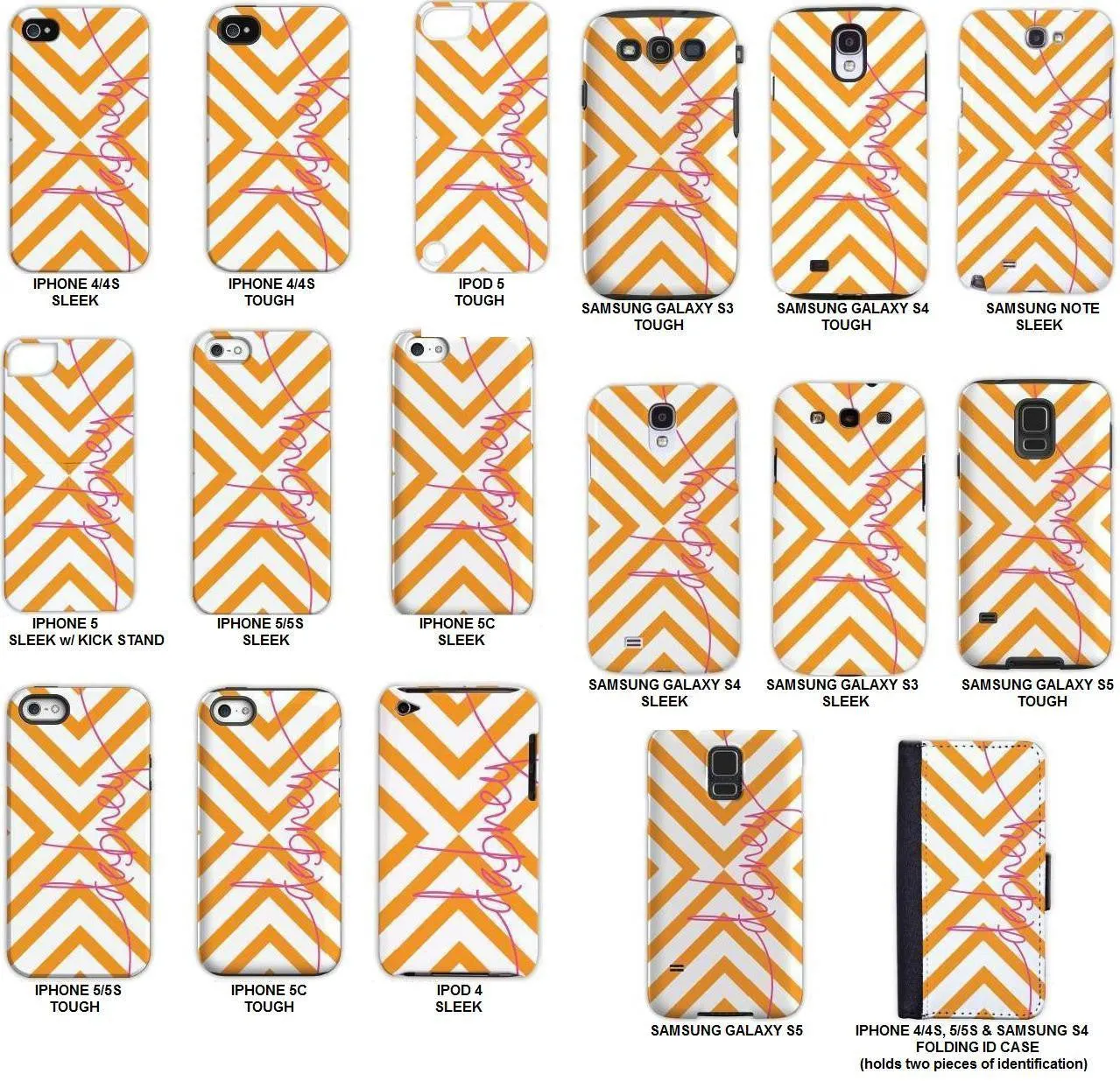 Personalized Cell Phone Case, Golden Girl Pattern