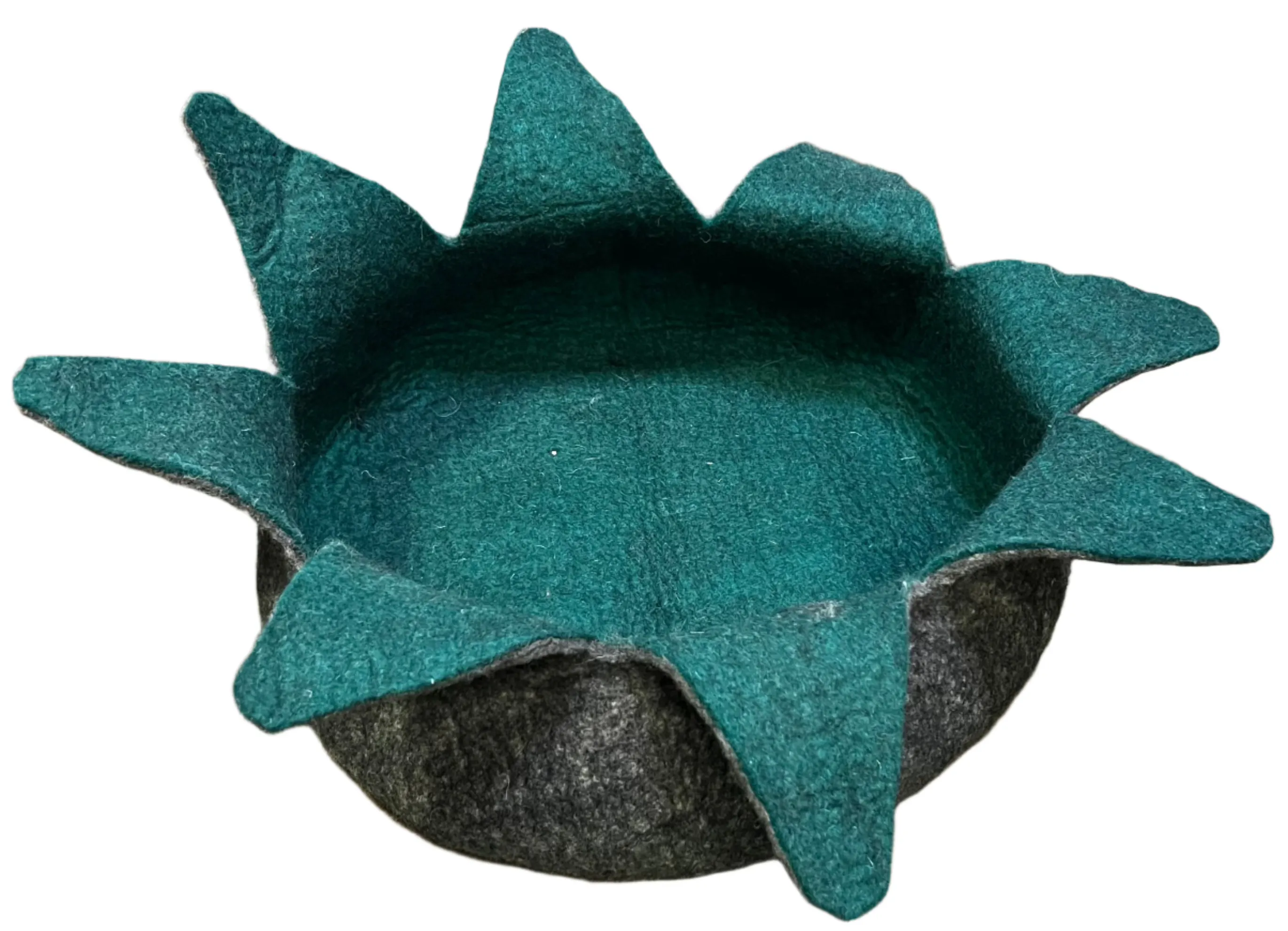 Petal Basket-Grey Teal : 20"