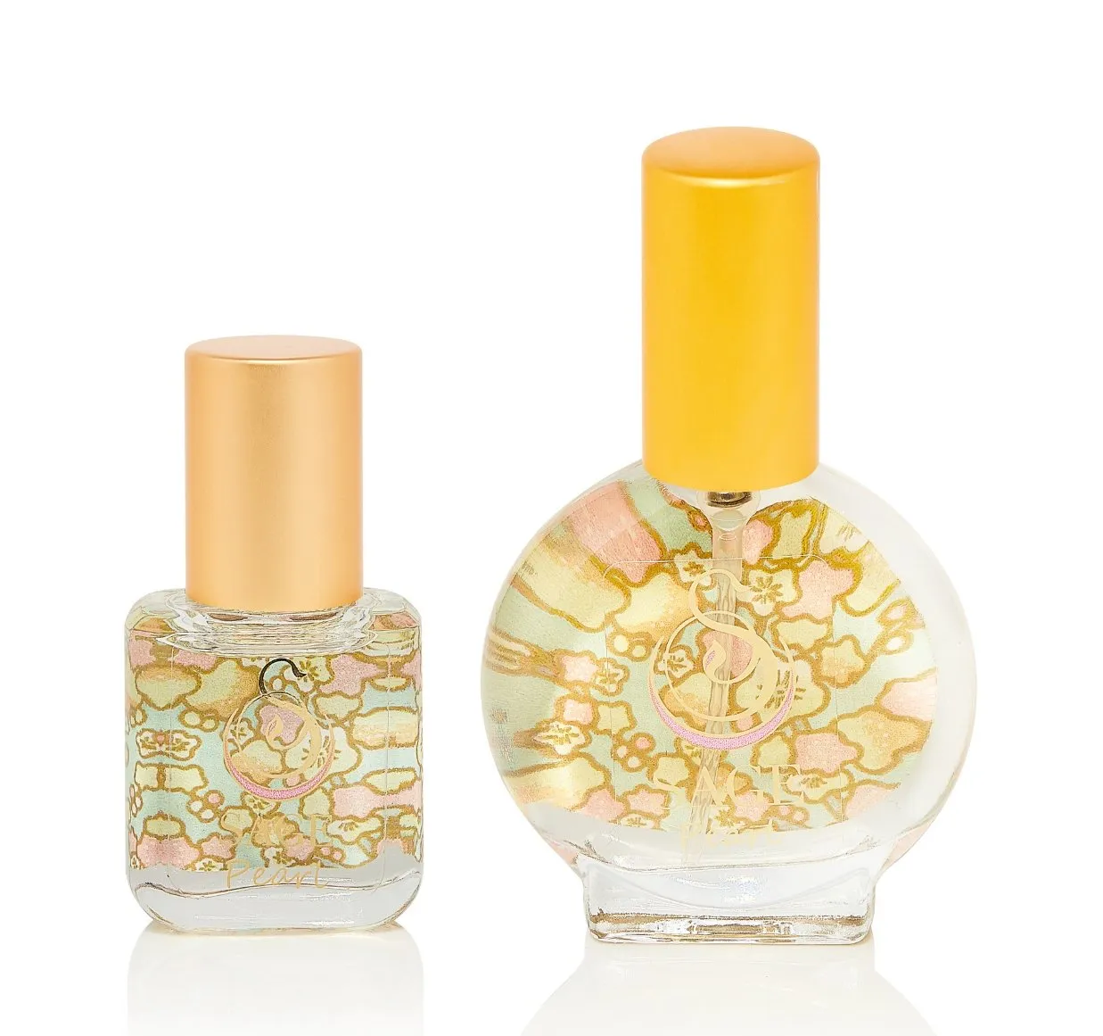 PETITE DUO ~ PEARL Organic Perfume Oil Extract Roll-On and Organic Eau de Toilette Mini Gift Set by Sage