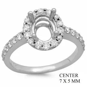 PMI 14W@2.9 28RD1@0.50 7X5MM OVAL HALO LOW PROFILE