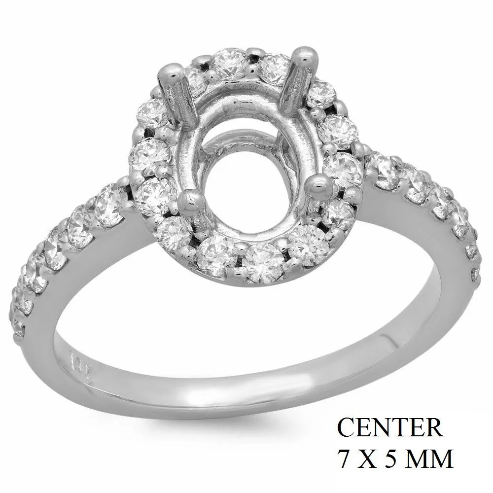 PMI 14W@2.9 28RD1@0.50 7X5MM OVAL HALO LOW PROFILE