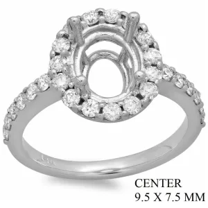 PMI 14W@3.9 27RD1@0.7 9.5X7.5MM OVAL HALO LOW PROFILE