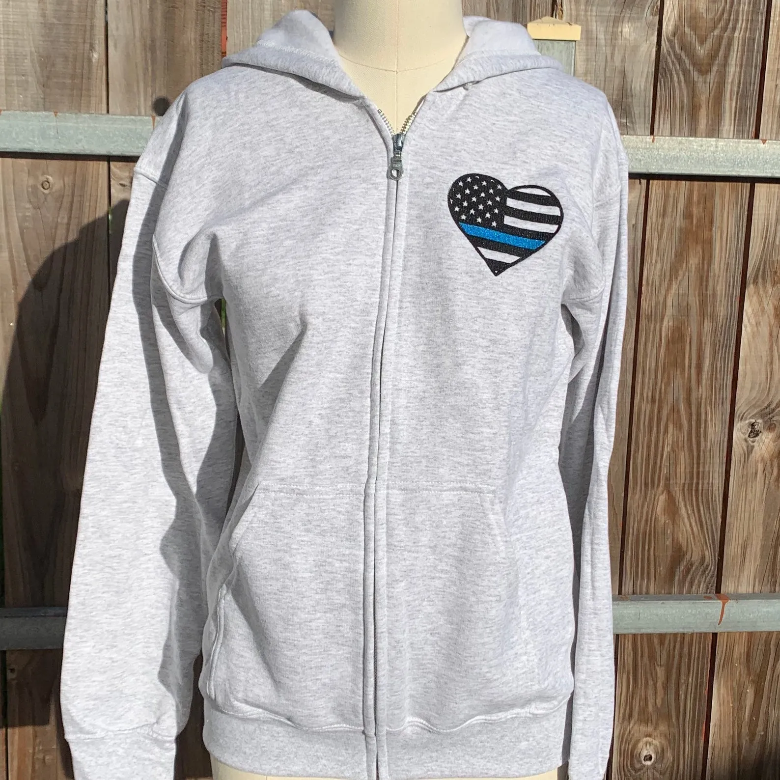 Police Officer Gift - Thin Blue Heart