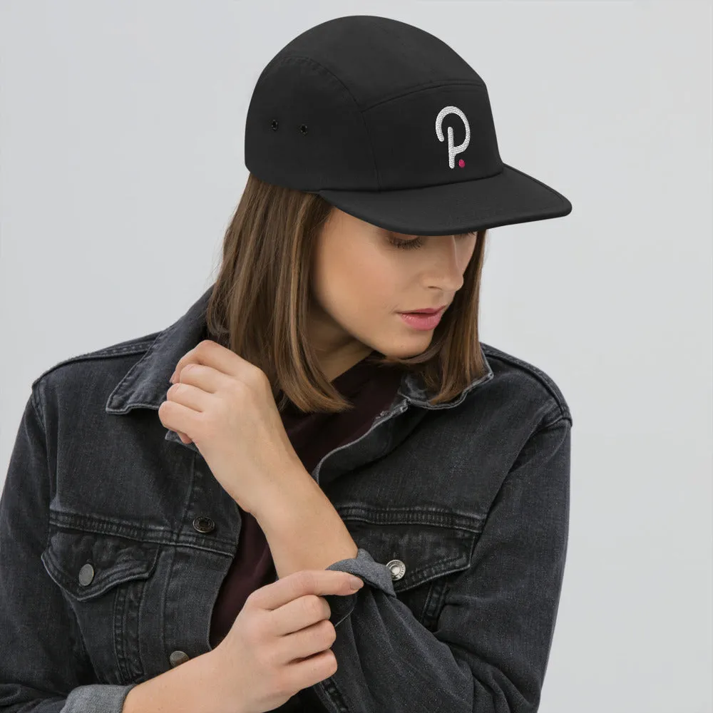 Polkadot Five Panel Cap