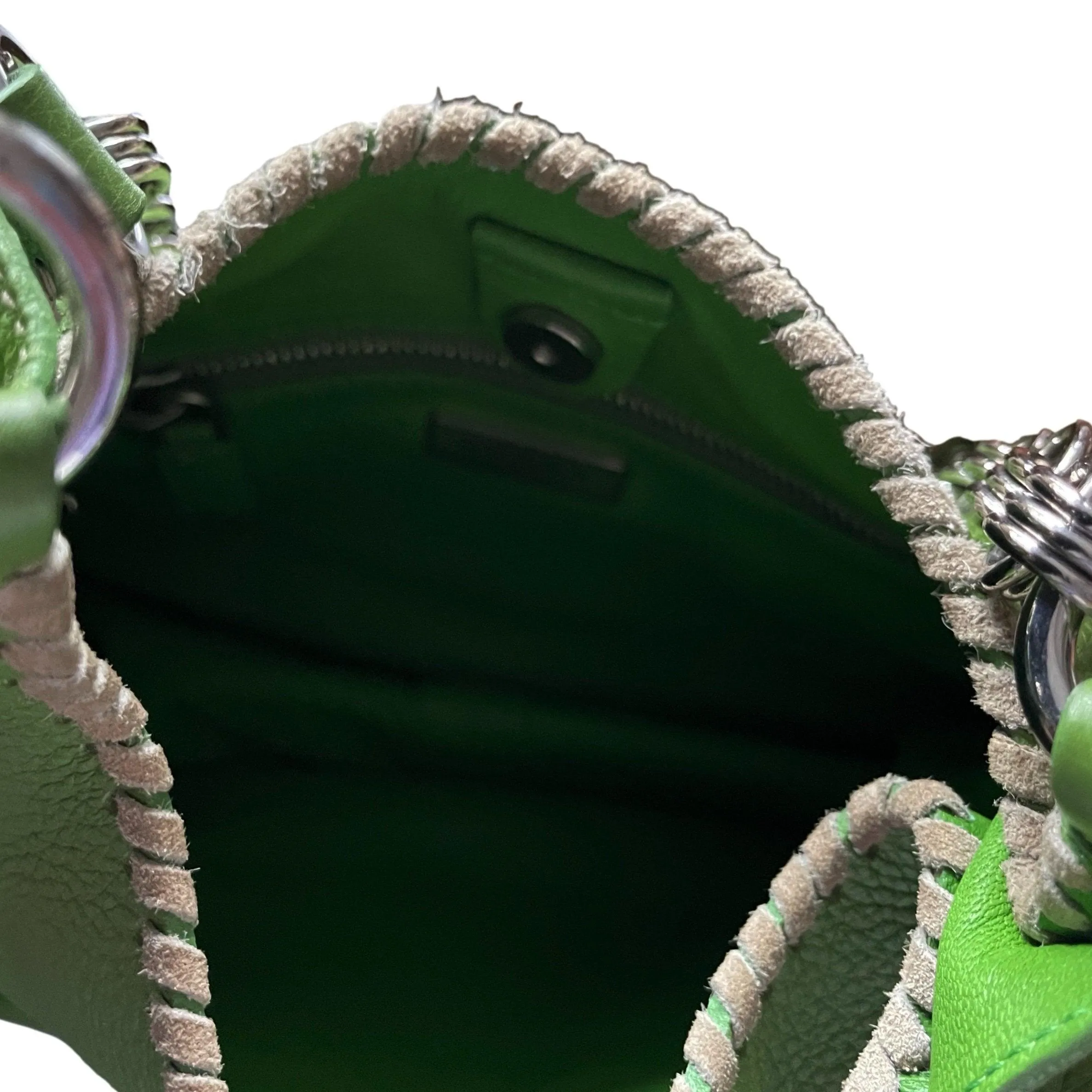 Prada Lime Green Chain Shoulder Bag
