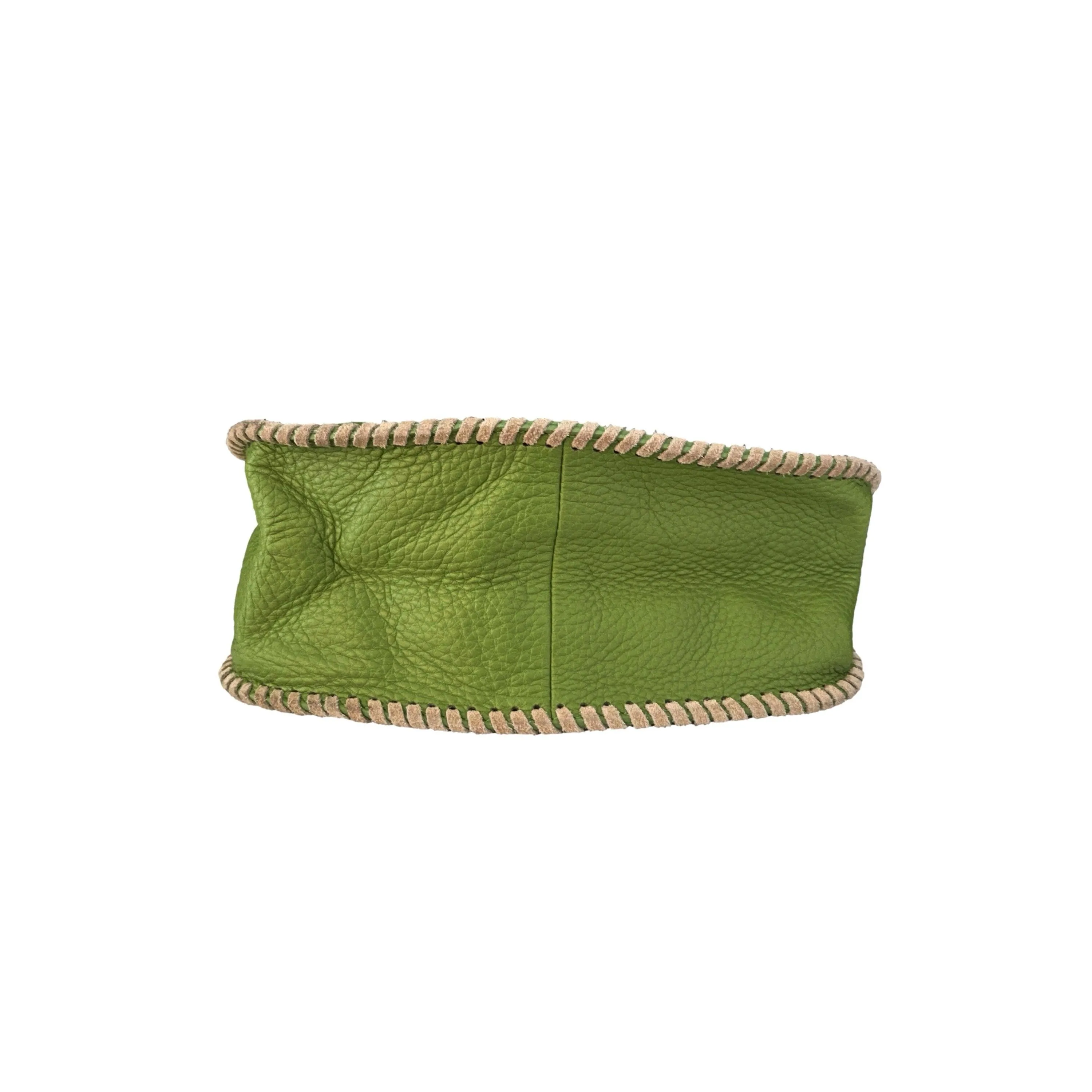 Prada Lime Green Chain Shoulder Bag