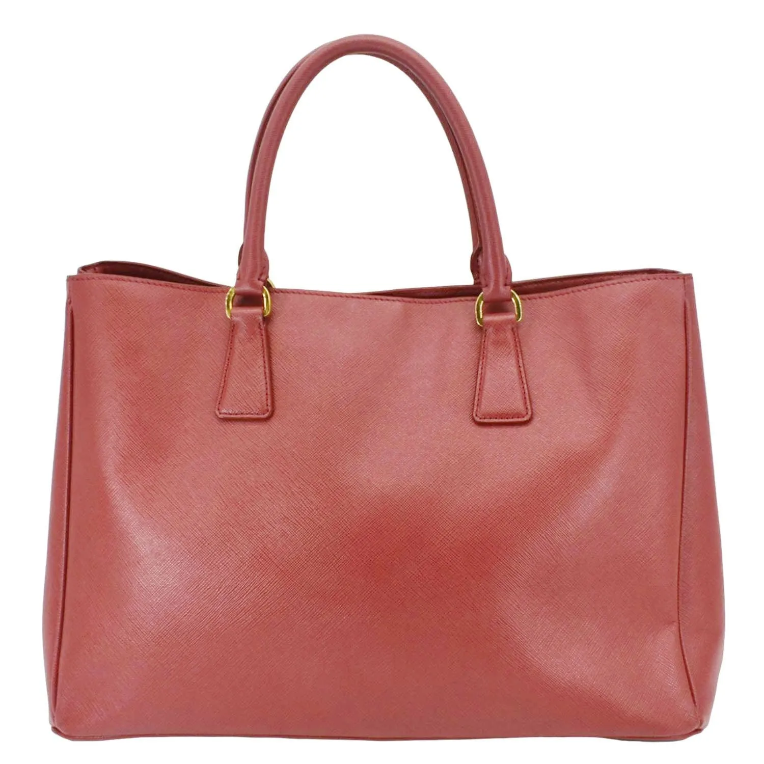 PRADA Lux Open Saffiano Leather Tote Bag Red
