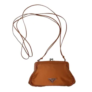 Prada Orange Nylon Crossboy Bag