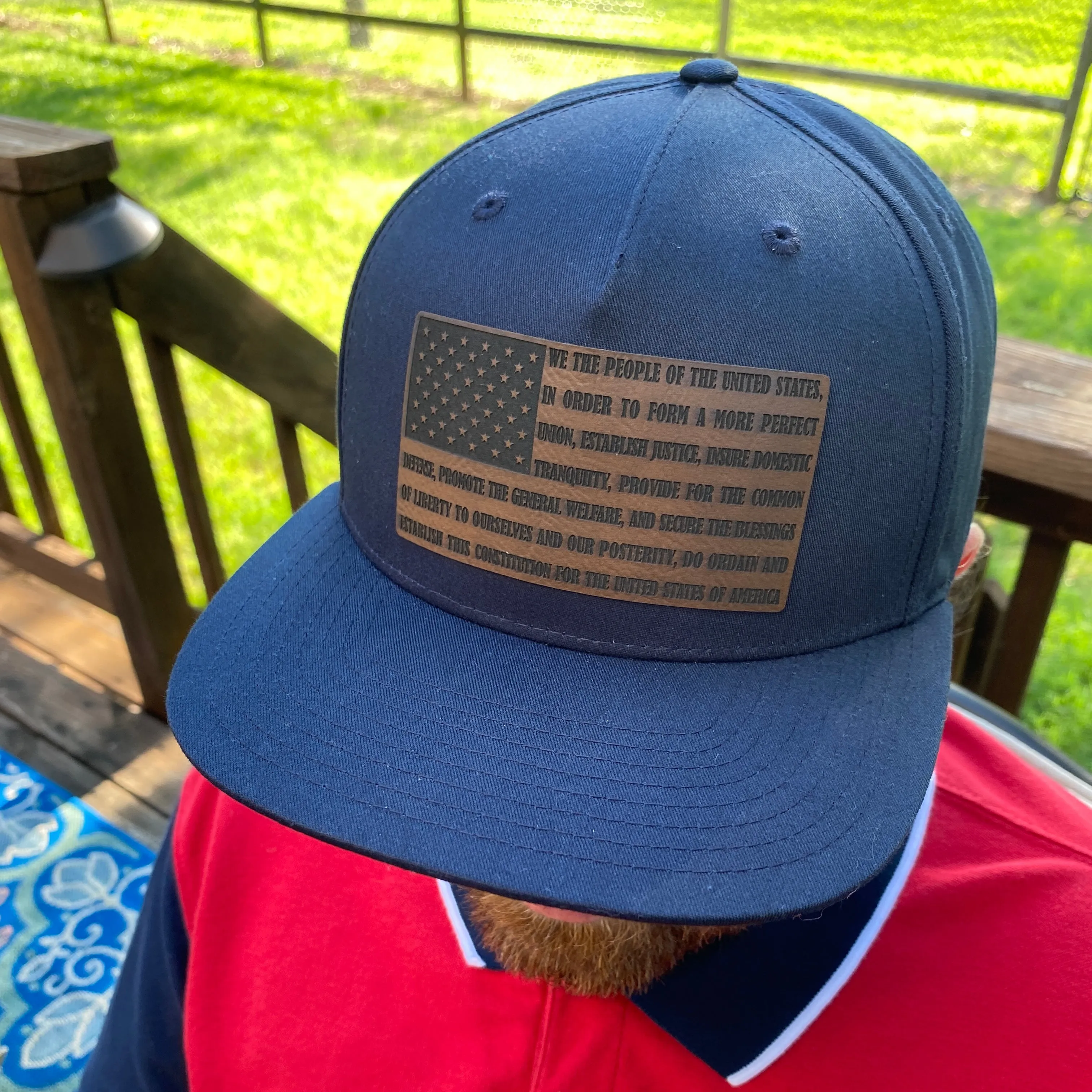 Preamble Flag Low Profile Snapback Cap