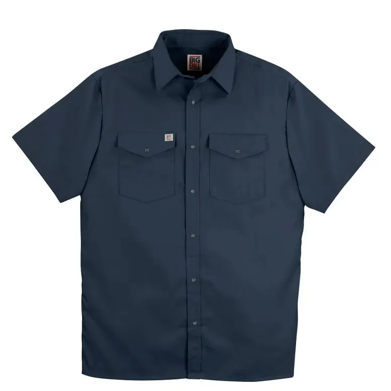 Premium Short-Sleeve Snap Front Work Shirt by Big Bill - Style 237