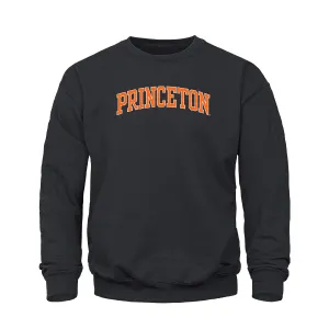 Princeton University Classic Crew Sweatshirt (Black)